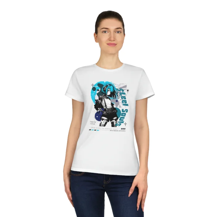 T-shirt Damski z nadrukiem Steel Souls
